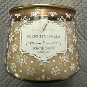 Holiday Editions French Vanilla Scented Candle - Gold